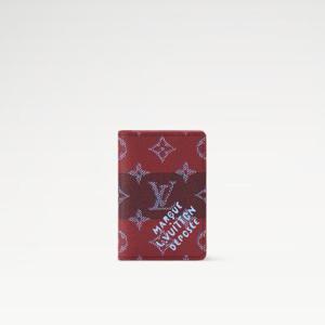 루이비통포켓 오거나이저 카드지갑 M26536 레드 스트라이프