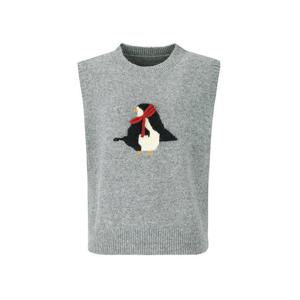[숲]왕리본 펜귄 니트조끼 SBAVK32