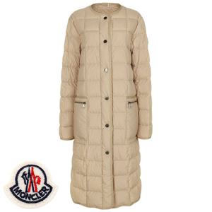 몽클레어 베이지 파이산 퀼팅 구스 다운 롱 자켓 FAISAN 1C00017 54A81 222