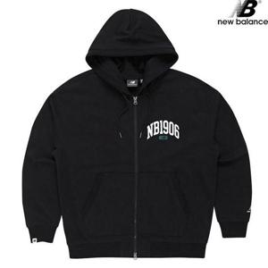 뉴발란스 NBMDD23123-BK NB1906 그래픽 후드집업 남녀공용 후드티