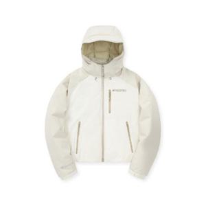 디스커버리패딩 TQT DWDJ9E046-IVS 여성 베르겐 고어 윈드스토퍼 크롭 구스다운 숏패딩