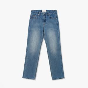 [플랙진]남성 스트레치 M23 퓨어 블루 스트레이트 중청바지 데님 팬츠 (PJTI5SZM235)