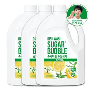 슈가버블 주방세제 레몬버베나 2.5L x 3개