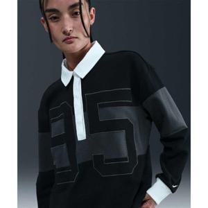 나이키 스포츠웨어 긴소매 그래픽 폴로 탑 W - 블랙앤트러사이트화이트세일 HV4034-010 247715