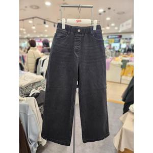 소이주니어 세이브존01 밑단스냅와이드기모블랙진 25w0258