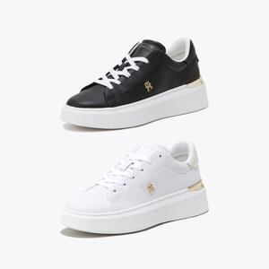 [공식][타미힐피거] 에스티파니아 코트 레더 스니커즈 2종 택1 (T52F6ARS130WT1)