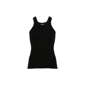 25 FW 클로즈드 로고 자수 골지 탱크 탑 C9556942TEM TP449726128