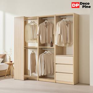 데코파인 댄디 드레스룸 2000 R세트 코너장 옷장 서랍옷장 시스
