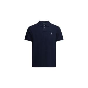 Polo Ralph Lauren 로고 자수 스트레이트 헴 폴로 셔츠 710680784 517NEWPORTNAVY TP973318685