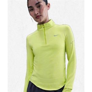 나이키 NIKE 스위프트 드라이 핏 UV 쿼터집 러닝 탑 W - 사이버 헤더 HQ0500-389 2477468