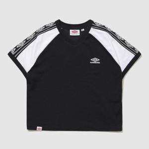 엄브로반팔티 VQA UQ322CRS81-BLK HBL OG 사이드다이아 우먼스 브이넥 반팔 티셔츠 / BLACK