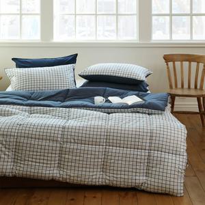 플로라 [신상특가] 코지체크 60수 아사 차렵이불 베개세트 SS