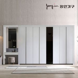 장인가구 단테 모던 미러 화장대 파우더 붙박이장 10cm