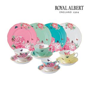 [로얄알버트] 미란다커 커피잔 접시 4인조 세트