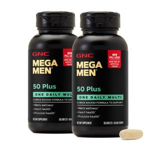 [지앤씨] 메가맨 50 PLUS 원 데일리 멀티 60정 x2