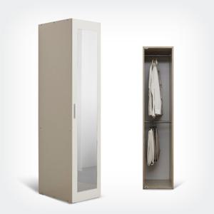 장인가구 아이브 코지 전신거울 400 좁은 옷장 행거형