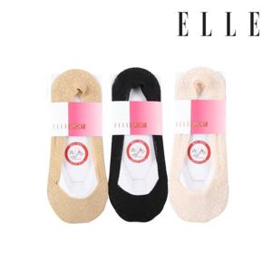 [엘르(양말)]여성 레이스 덧버선 3족묶음 ES21034-B