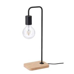 이케아 트베르한드 탁상스탠드 블랙내추럴 지름18cm 높이47cm