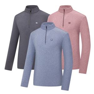 콜핑 스판 약기모 본딩 남자 가을 긴팔 집업 티셔츠