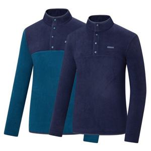 콜핑 남자 기모 집업 등산 티셔츠 겨울 플리스