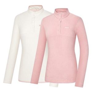 콜핑 여성 겨울 후리스 티셔츠 기모 아노락 등산 긴팔 반집업