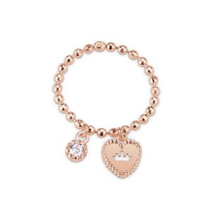 [도로시] 14k 러브 크라운 체인반지_B타입