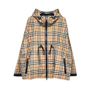 [버버리] 로고 테이프 빈티지 체크 후드 자켓/베이지/80322101