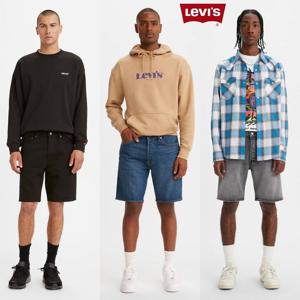 리바이스 13700368 남자 501 BO 헤메드 9인치 데님 진 청 반바지