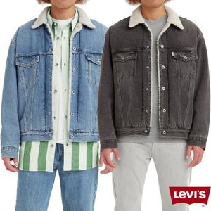 리바이스 A31800001 남자 실버탭 양털 안감 트러커 데님 청 자켓