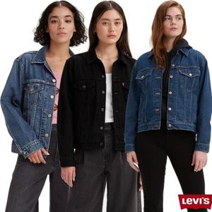 리바이스 299440037 여자 엑스 보이프렌드 데님 트러커 자켓