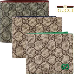 구찌 Gucci 768243FACQC 남자 여자 GG 디테일 바이폴드 지갑