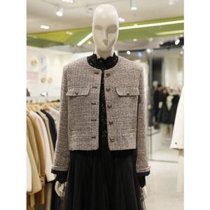 SOUP 숲 트위드 노카라 자켓 (SA3JKM6)