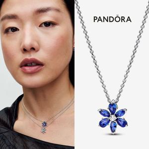 판도라 392387C02 스파클링 블루 허바리움 펜던트 목걸이