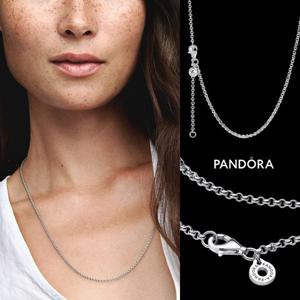 판도라 Pandora 399260C00 여자 남자 롤로 체인 실버 목걸이