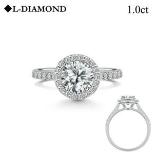 로이드 18K DIAMOND 해일로 1캐럿 반지 LRD23040D
