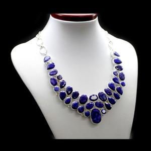 블루사파이어 천연보석 원석목걸이
