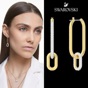 스와로브스키 5558341 여자 타임 후프 이어링 귀걸이