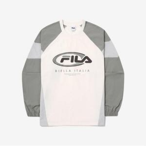 [휠라] 정상* 119,000원 컬러블럭 우븐 맨투맨(FS2POG3105X_SWH)