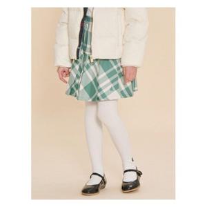 [빈폴키즈]주름 체크 치마 바지 - 그린 (BI4827G05M)