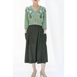 [비꼴리끄(여성)]린넨 프린트 랩 팬츠 B242WS6120