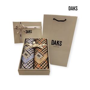 [닥스(손수건)]남성 손수건 2매세트 선염177번