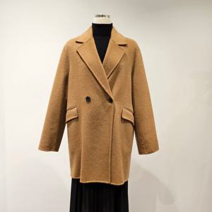 [비지트인뉴욕]캐시미어 블렌드 더블 하프코트 VABHCA1