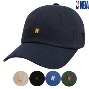 [엔비에이]남여공용 팀별 스몰로고 메탈 볼캡 모자 (N255AP255P)