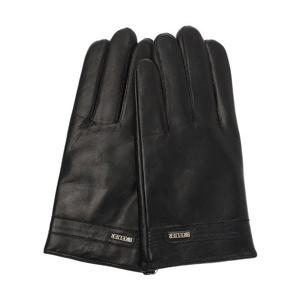 [에스티듀퐁(셔츠)]블랙 원 포인트 양가죽 장갑 TE4FMGVDG053TBK