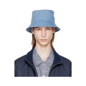 25 FW 나나미카 남성 블루 데님 버킷햇 241467M139004