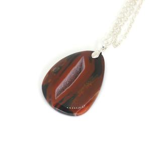 아게이트 천연석 보석 원석목걸이