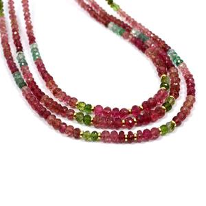 컬러 토르마린 목걸이 천연보석 행운목걸이