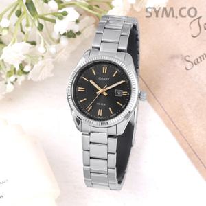 카시오 LTP-1302D-1A2 클래식 아날로그 방수 정장 여자 메탈 시