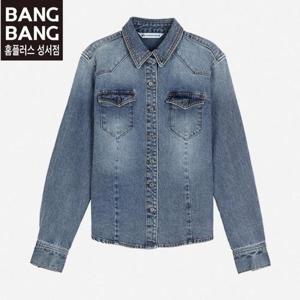 뱅뱅 HC04 봄 가을 여성 워싱 스판 에쁜 청남방 NSKD61