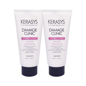[려]케라시스 데미지 클리닉 토탈 손상케어 트리트먼트 300ml x2